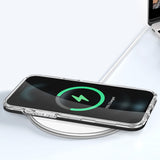 Gennemsigtige 3in1 case til iPhone 12 Pro ramme gel cover sort