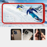 Klar 3in1 Case til Samsung Galaxy A32 5G Frame Gel Cover Red