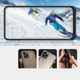 Klar 3in1 Case til Samsung Galaxy A42 5G Frame Gel Cover sort