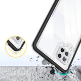 Klar 3in1 Case til Samsung Galaxy A42 5G Frame Gel Cover sort