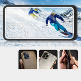Klar 3in1 Case til Samsung Galaxy A72 4G Frame Gel Cover sort
