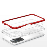 Klar 3in1 Case til Xiaomi Redmi 10 Frame Gel Cover Red