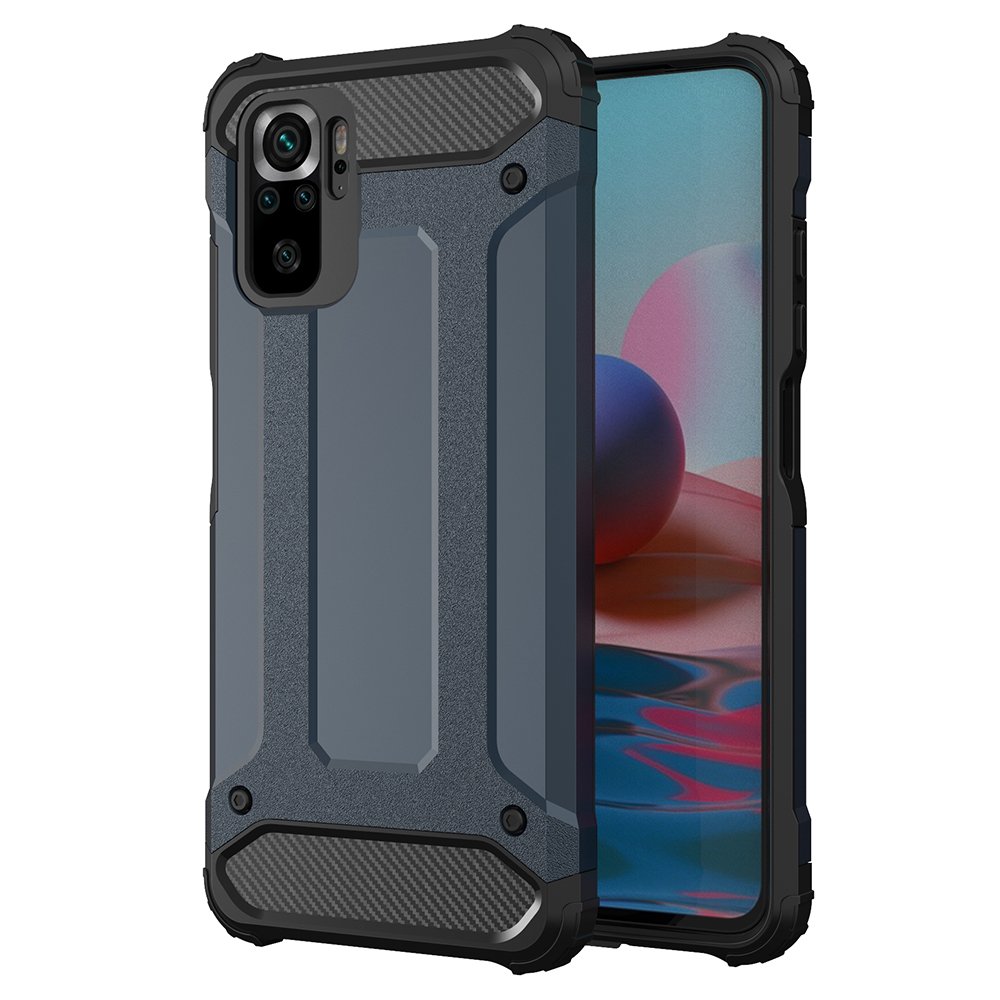 Hybrid Armor pansrede hybrid case cover Xiaomi Redmi Note 11 Pro + 5G (Kina) / 11 Pro 5G (Kina) / Mi11i HyperCharge / Poco X4 NFC 5G blå