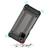 Hybrid Armor pansrede hybrid case cover Xiaomi Redmi Note 11 Pro + 5G (Kina) / 11 Pro 5G (Kina) / Mi11i HyperCharge / Poco X4 NFC 5G blå