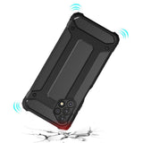 Hybrid Armor Case Tough Rugged Cover til Samsung Galaxy A73 blå