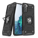 Wozinsky Ring Armor Tough Hybrid Case Cover + Magnetisk Mount til Samsung Galaxy S22 + (S22 Plus) Pink