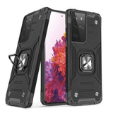 Wozinsky Ring Armor robust hybrid case cover + magnetisk holder til Samsung Galaxy S22 Ultra sort