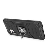 Wozinsky Ring Armor robust hybrid case cover + magnetisk holder til Samsung Galaxy A73 sølv
