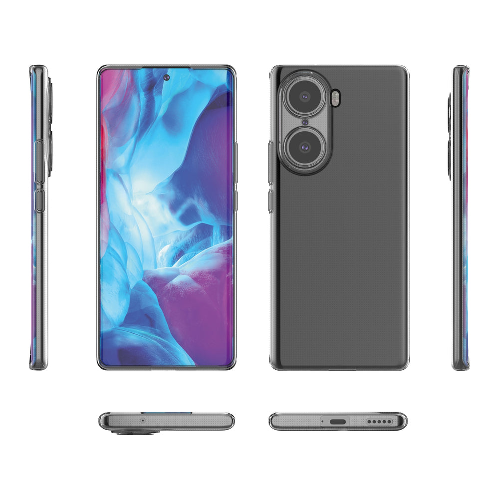 Ultra klar 0,5 mm Honor 60 Pro gel dækning gennemsigtig