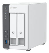 QNAP TS-216G NAS & lagringsserver Tower Cortex-A Cortex-A55 4 GB 0 TB Hvid