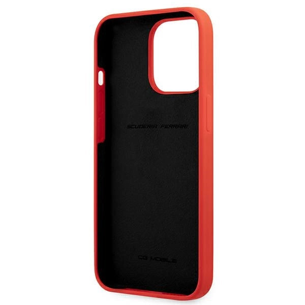 Ferrari FESSIHCP13XRE iPhone 13 Pro Max 6.7" red/red hardcase Silicone