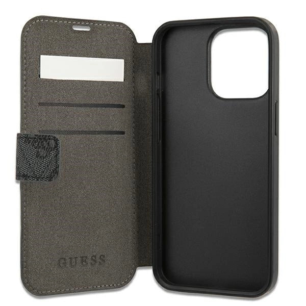 Guess GUBKP13L4GMGGR iPhone 13 Pro / 13 6.1" grey/grey book 4G Big Metal Logo