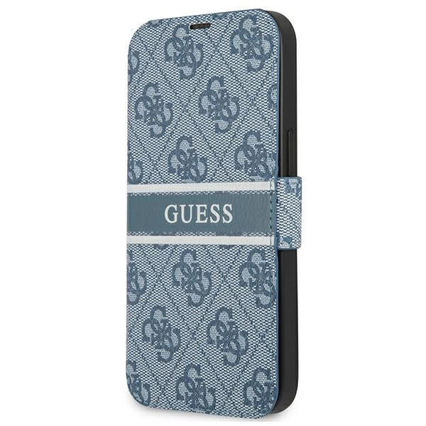 Guess GUBKP13S4GDBL iPhone 13 mini 5.4" blue/blue book 4G Stripe