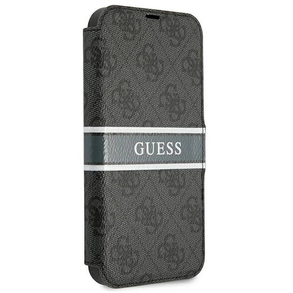 Guess GUBKP13S4GDGR iPhone 13 mini 5.4" grey/grey book 4G Stripe