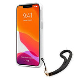 Guess GUHCP13MKCABBK iPhone 13 6.1" sort/sort hardcase Camo Strap Collection