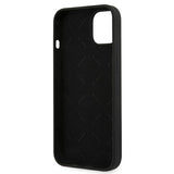 Guess GUHCP13SLS4GGBK iPhone 13 mini 5.4" black/black hard case Silicone 4G Logo