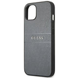 Guess GUHCP13SPSASBGR iPhone 13 mini 5.4" grey/grey Saffiano Strap