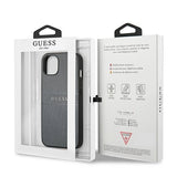 Guess GUHCP13SPSASBGR iPhone 13 mini 5.4" grey/grey Saffiano Strap