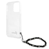 Guess GUHCP13XKPSBK iPhone 13 Pro Max 6.7" Transparent hardcase Black Pearl
