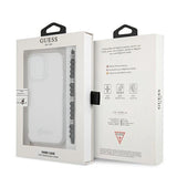 Guess GUHCP13XKPSBK iPhone 13 Pro Max 6.7" Transparent hardcase Black Pearl