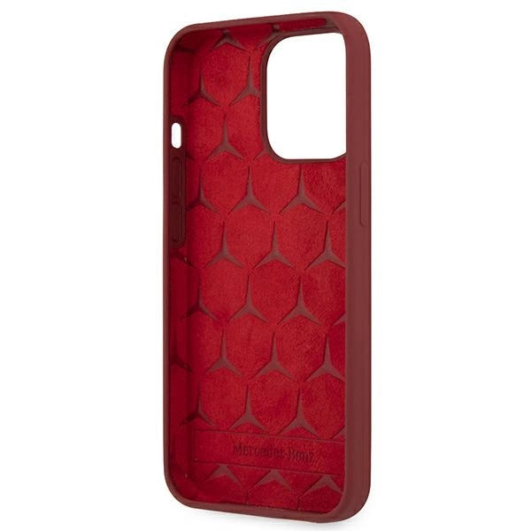 Mercedes MEHCP13LSILRE iPhone 13 Pro / 13 6,1" rød/rød hardcase Silicone Line