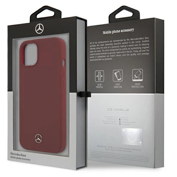 Mercedes MEHCP13SSILRE iPhone 13 mini 5,4" rød/rød hardcase Silicone Line