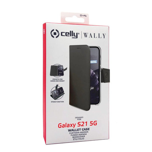 Samsung Galaxy S21 Celly Wally Bookcase Black