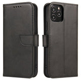 Magnet Case elegant forside med flap og stativ funktion Honor Magic3 sort