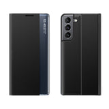 Ny Sleep Case-dæksel med standfunktion til Samsung Galaxy S22 + (S22 Plus) sort