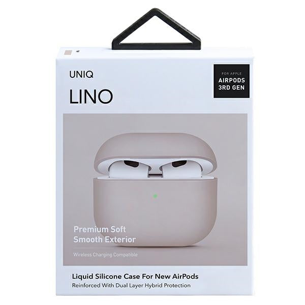 Uniq Lino Silicone Case til AirPods 3 - pink