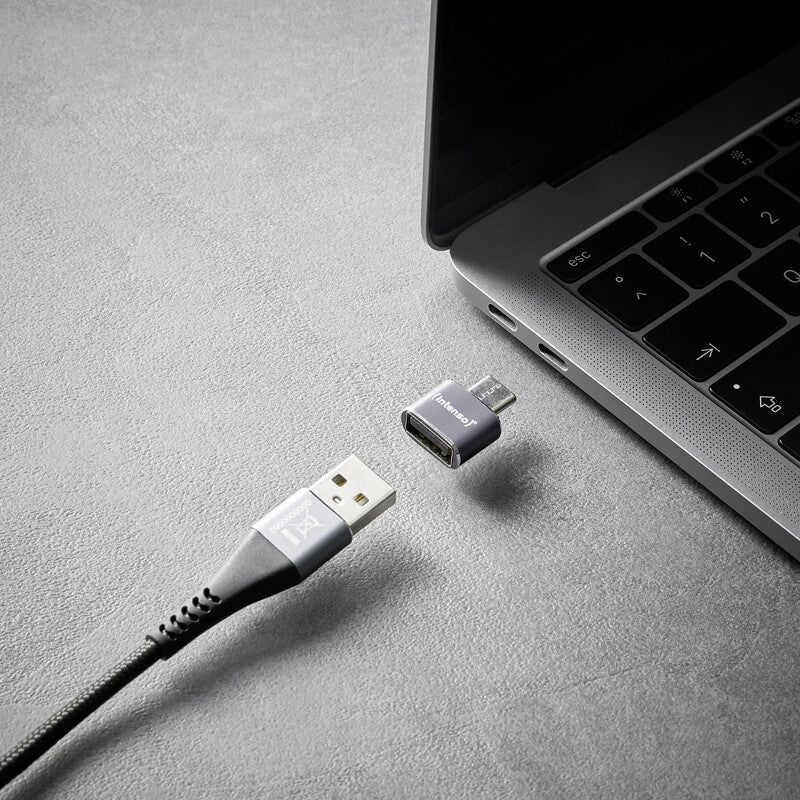 Intenso USB Adapter A480C - USB-A til USB-C (3-pak)