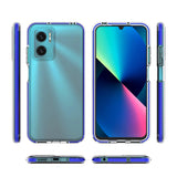 Spring Cover Case gel TPU cover med farvet ramme til Xiaomi Redmi 10 sort