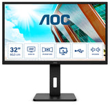 AOC P2 Q32P2 computerskærm 80 cm (31.5") 2560 x 1440 pixel 2K Ultra HD LED Sort