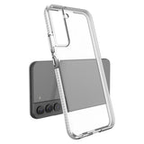 Spring Case cover gel case med farvet ramme til Samsung Galaxy S22+ (S22 Plus) sort