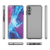 Spring Case cover gel cover med farvet ramme til Samsung Galaxy A13 5G sort
