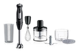Braun MultiQuick 5 MQ55.254MBK 0,5 L Nedsænkning blender 1000 W Sort, Rustfrit stål