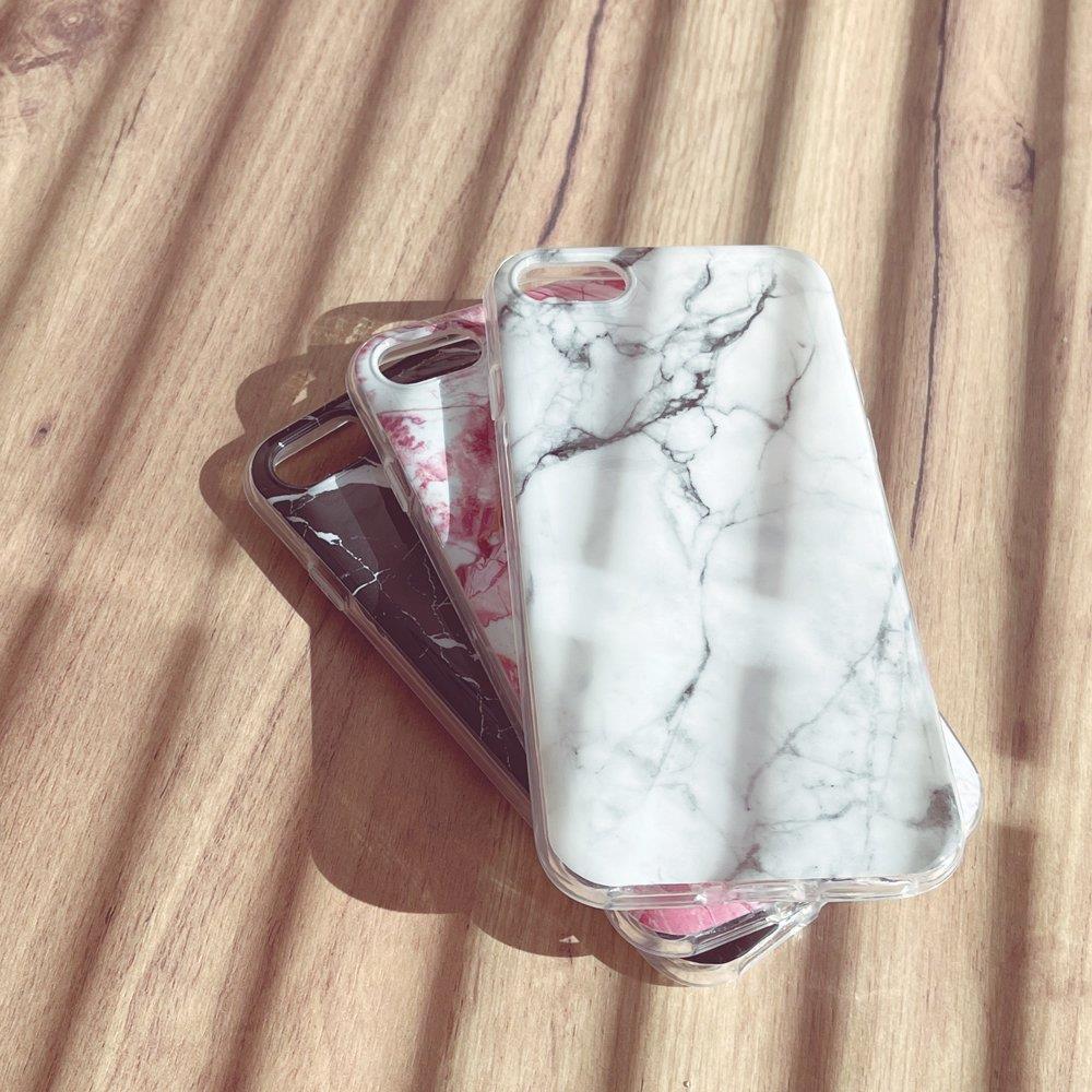 Wozinsky Marble TPU cover gel marmor til Samsung Galaxy S22 + (S22 Plus) hvid