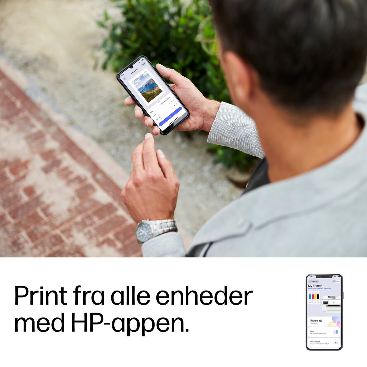 HP Officejet Pro 9730e Wide Format All-in-One Blækprinter