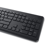 DELL KM3322W tastatur Mus inkluderet Kontor RF trådløst QWERTY Ukrainsk Sort