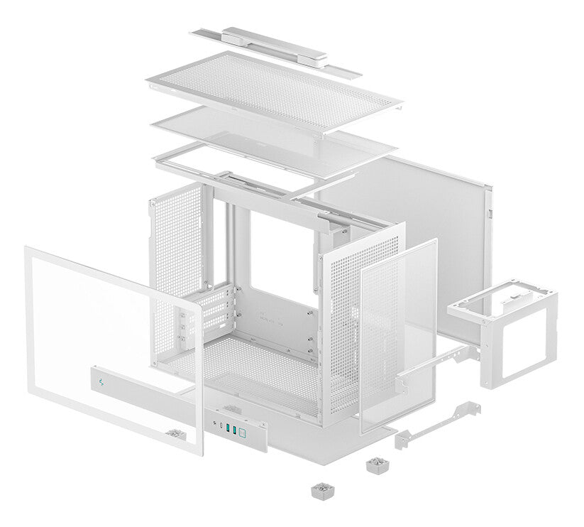 DeepCool CH160 PLUS WH Small Form Factor (SFF) Hvid