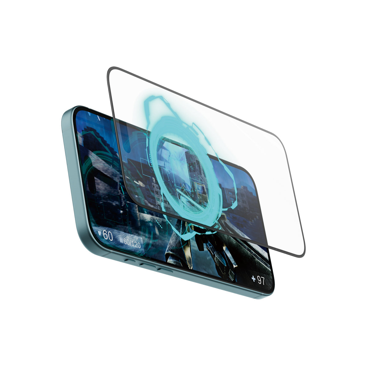 PanzerGlass ® Gaming Skærmbeskyttelse iPhone 16 Plus | 15 Plus | Ultra-Wide Fit