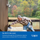 TP-Link TAPO C501GW overvågningskamera Tårn IP-sikkerhedskamera Udendørs 1920 x 1080 pixel Væg