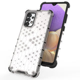 Honeycomb case pansret cover med en gel ramme til Samsung Galaxy A03s (166.5) sort