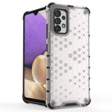 Honeycomb case pansret cover med en gel ramme til Samsung Galaxy A03s (166.5) blå