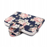 Canvaslife Briefcase 15-16'' Laptop Bag - Navy Blue and White
