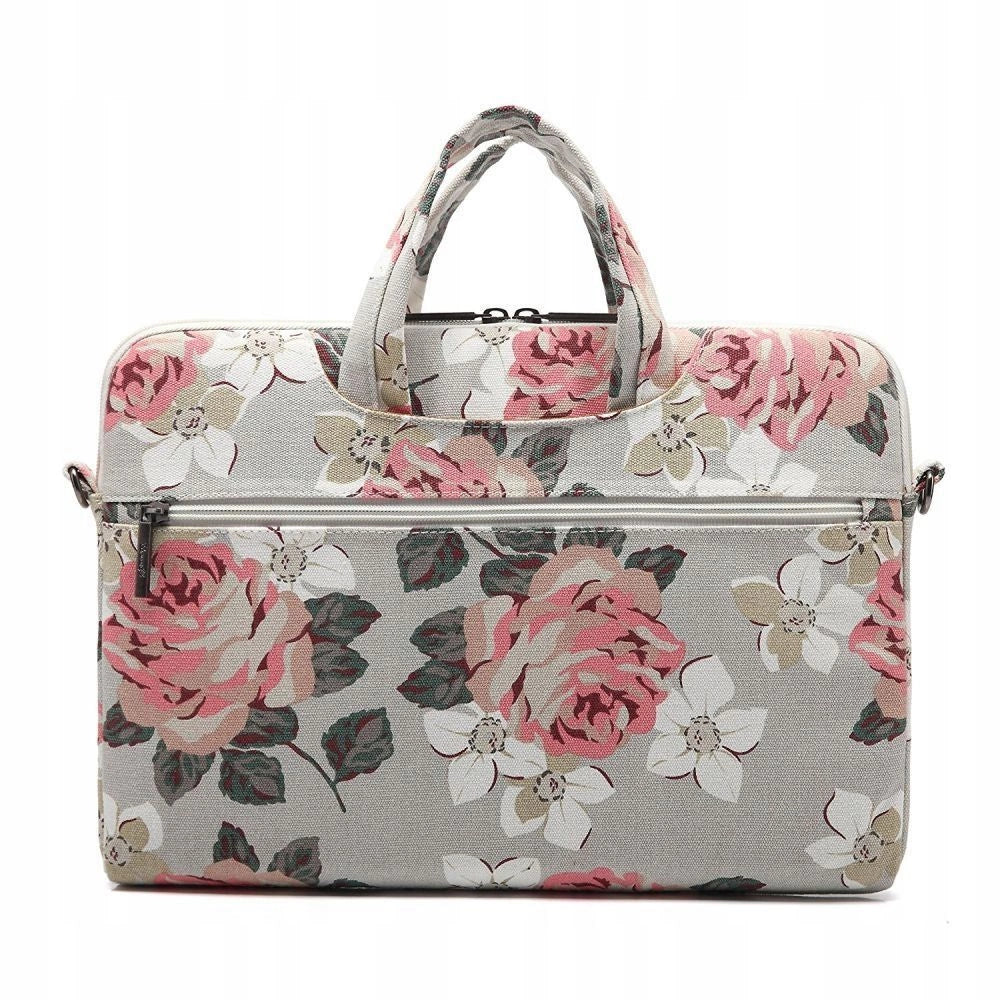Canvaslife Briefcase 15-16'' Laptop Bag - Navy Blue and White