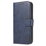 Magnet Case elegant cover med flap og stativ funktion til Samsung Galaxy A73 blå