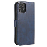 Magnet Case elegant cover med flap og stativ funktion til Samsung Galaxy A73 blå