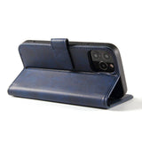 Magnet Case elegant cover med flap og stativ funktion til Samsung Galaxy A73 blå