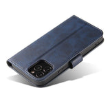 Magnet Case elegant cover med flap og stativ funktion til Samsung Galaxy A73 blå